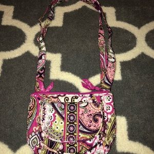 Vera Bradley Side Purse. Very Berry Paisley.